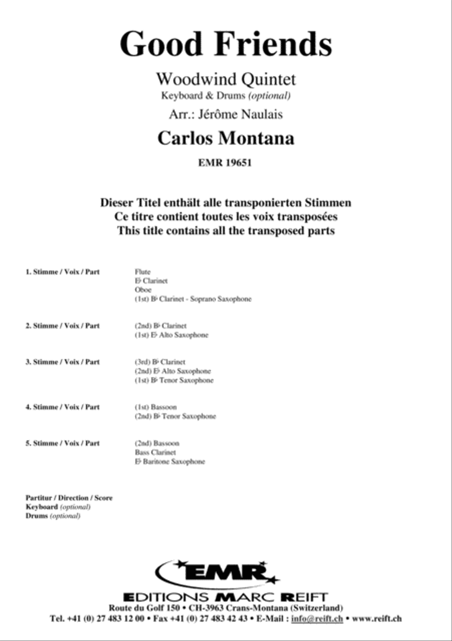 Good Friends Woodwind Quintet scores gallery preview page 2