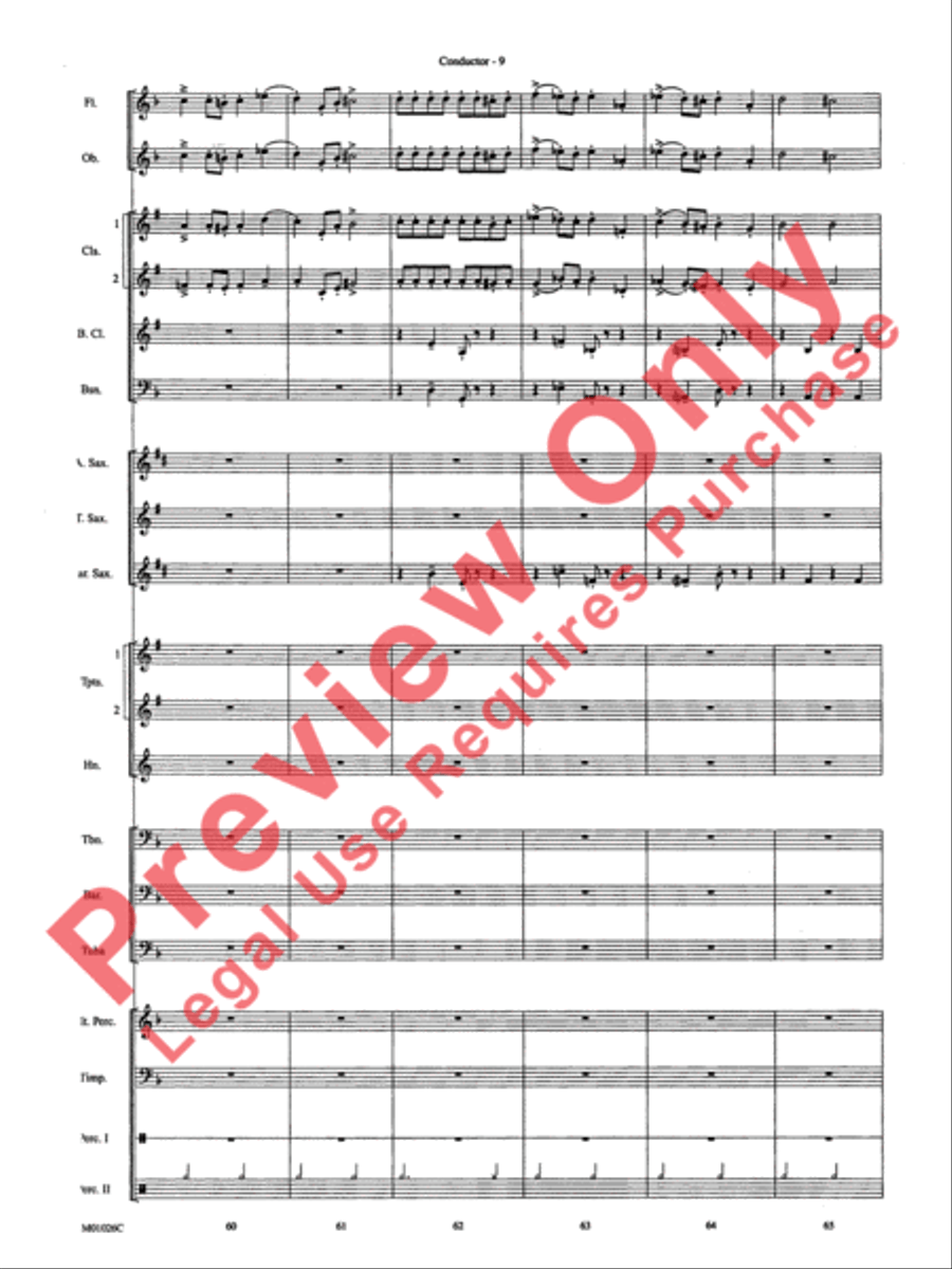 Harry Potter, Highlights from Concert Band scores gallery preview page 11