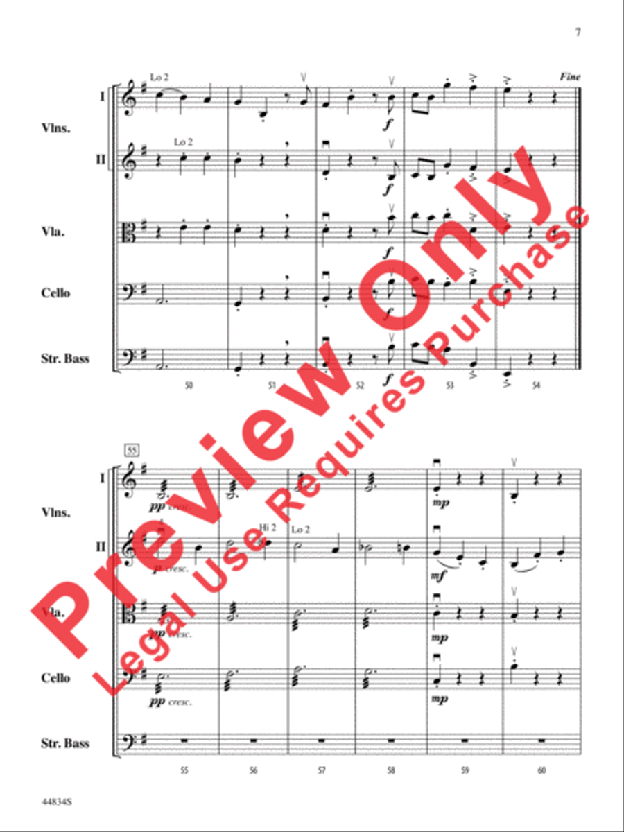 Masquerade String Orchestra scores gallery preview page 16