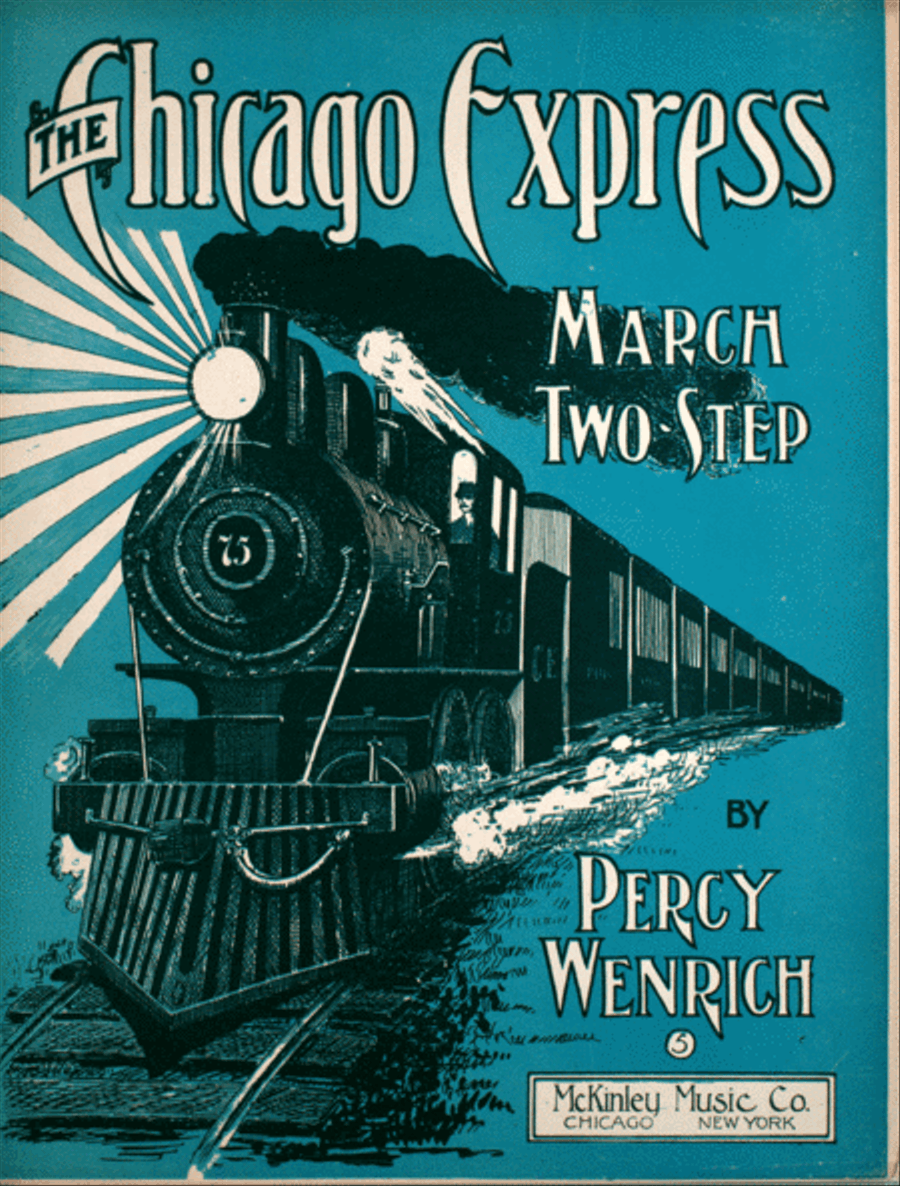 The Chicago Express March Two-Step Piano Solo scores gallery preview page 1