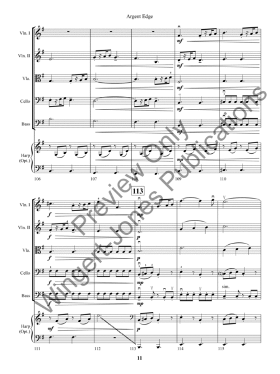 Argent Edge String Orchestra scores gallery preview page 14