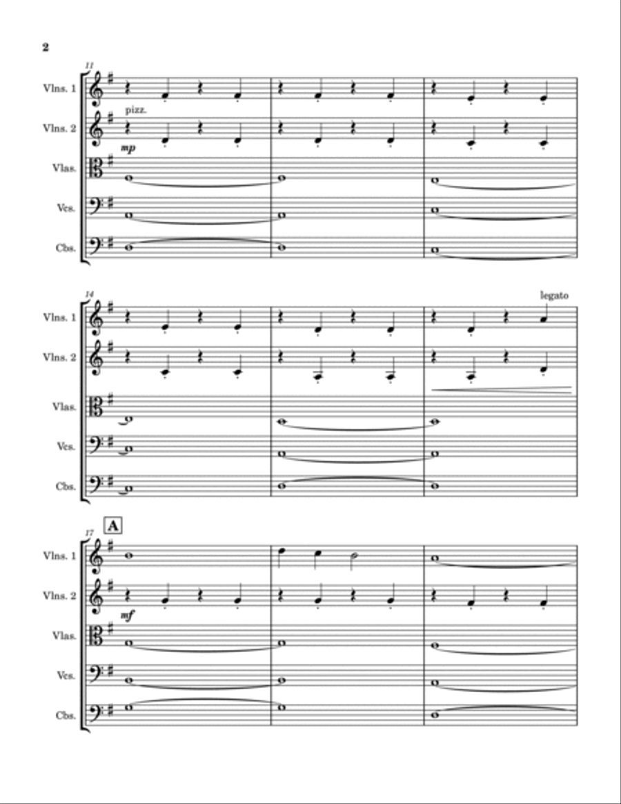 The Bedouin of Wyrms String Orchestra scores gallery preview page 3