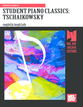 Book cover for Student Piano Classics: Tschaikowsky