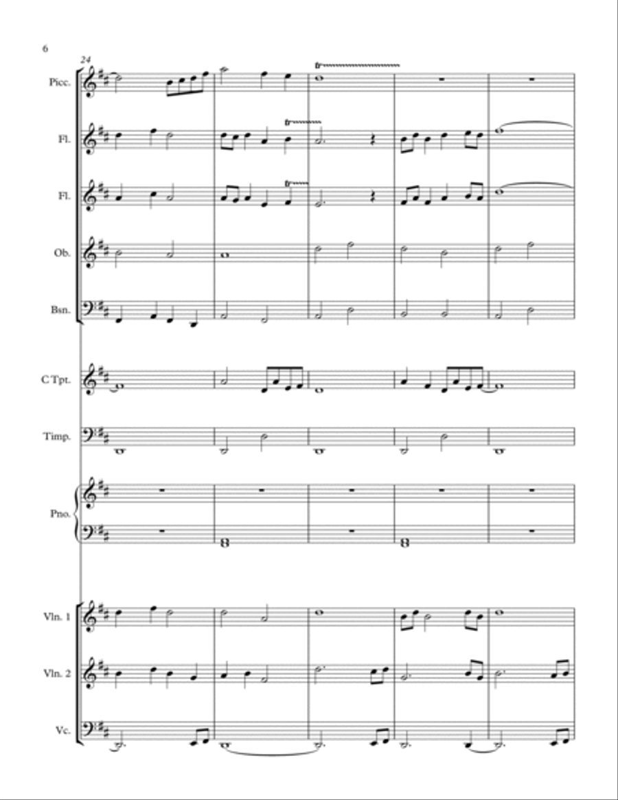 Opus 54 - Dedicated to Alans String Orchestra scores gallery preview page 6