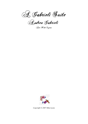 A Gabrieli Suite (Brass quartet w. percussion)