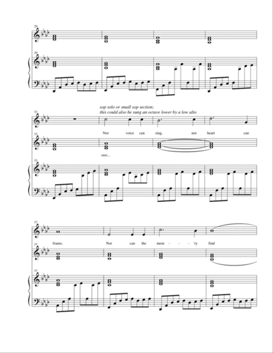 Jesus, the Very Thought of Thee Voice scores gallery preview page 3