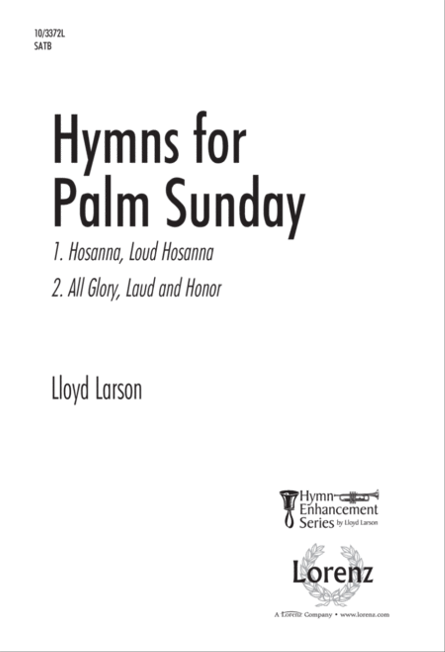 Hymns for Palm Sunday 4-Part scores gallery preview page 1
