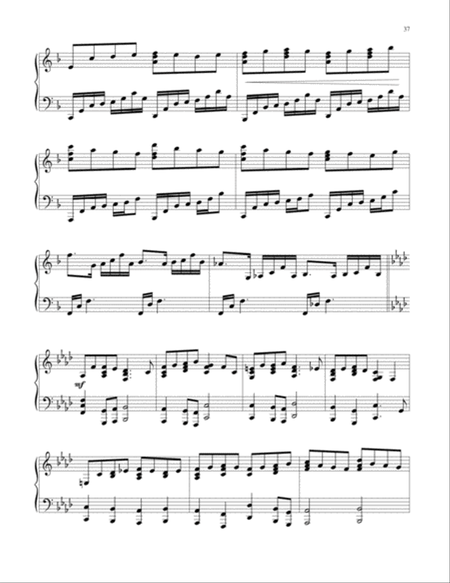 Piano Weavings Volume 2 Piano Solo scores gallery preview page 38
