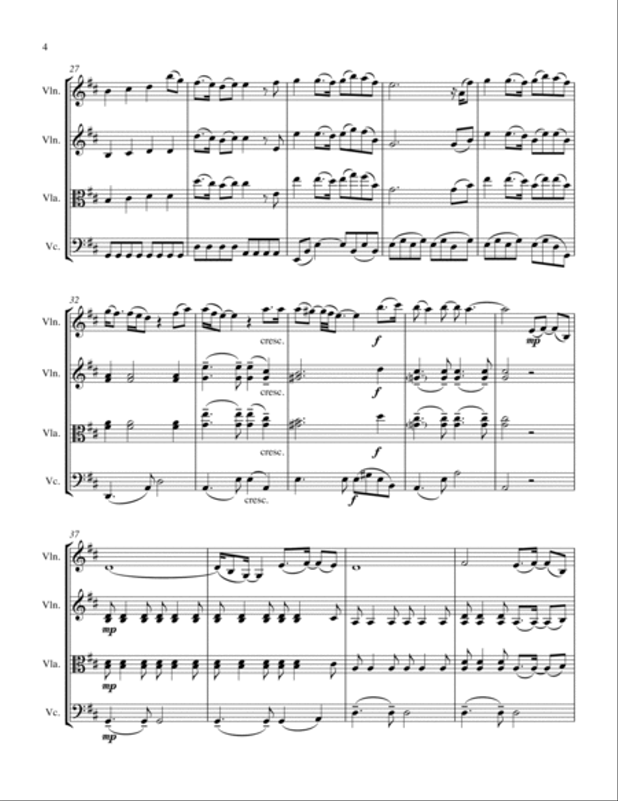 (Everything I Do) I Do It For You String Trio scores gallery preview page 6