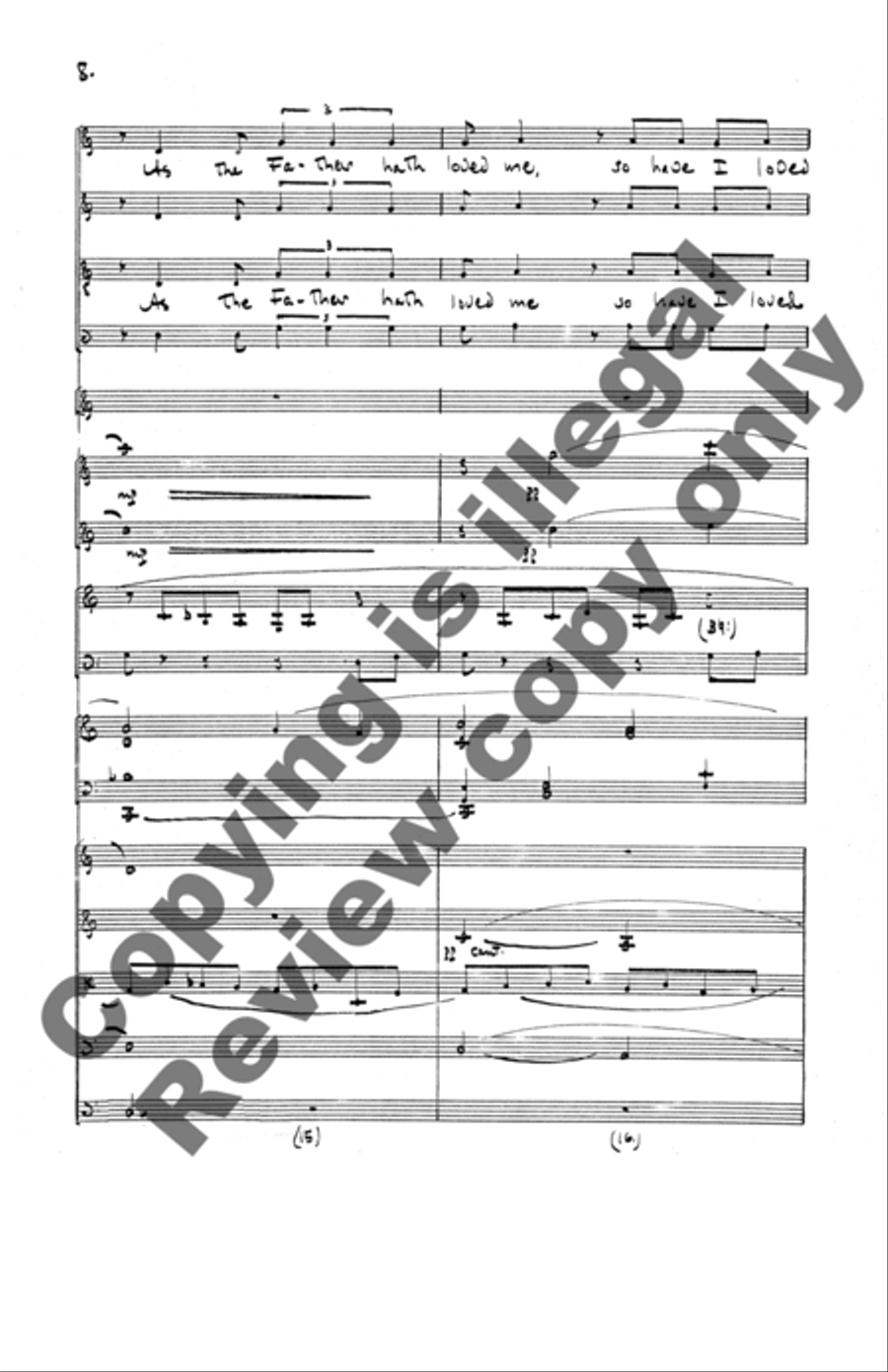 I Am the Way 4-Part scores gallery preview page 7