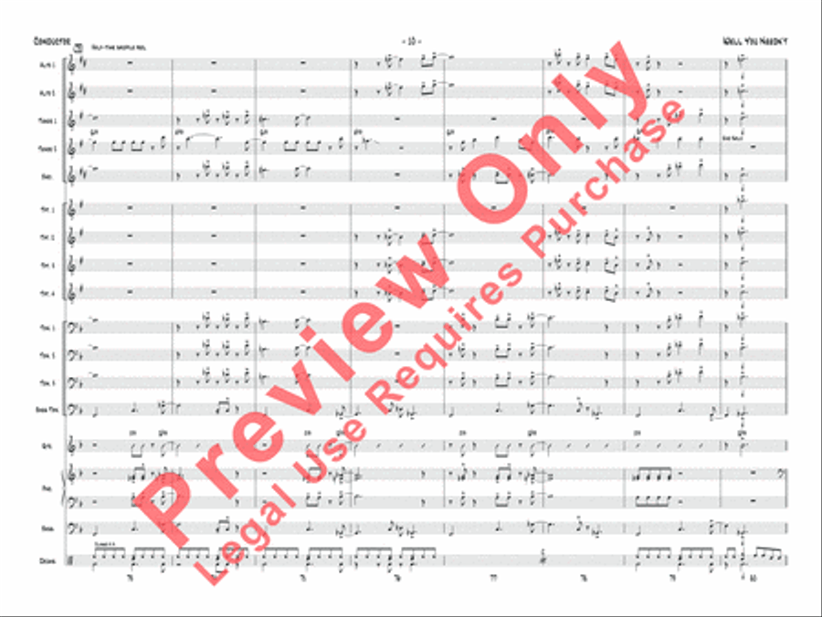Well You Needn't Jazz Ensemble scores gallery preview page 11