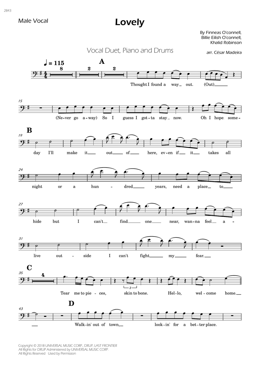 Lovely Lovely High Voice scores gallery preview page 3