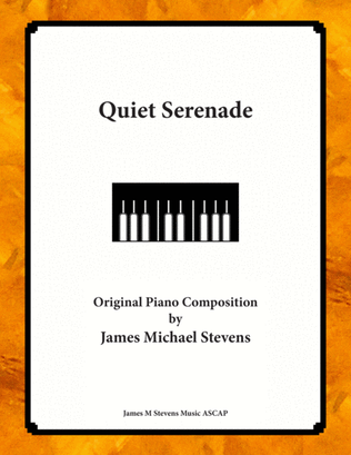 Book cover for Quiet Serenade - Romantic Piano