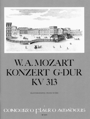 Book cover for Flute Concert G major KV 313