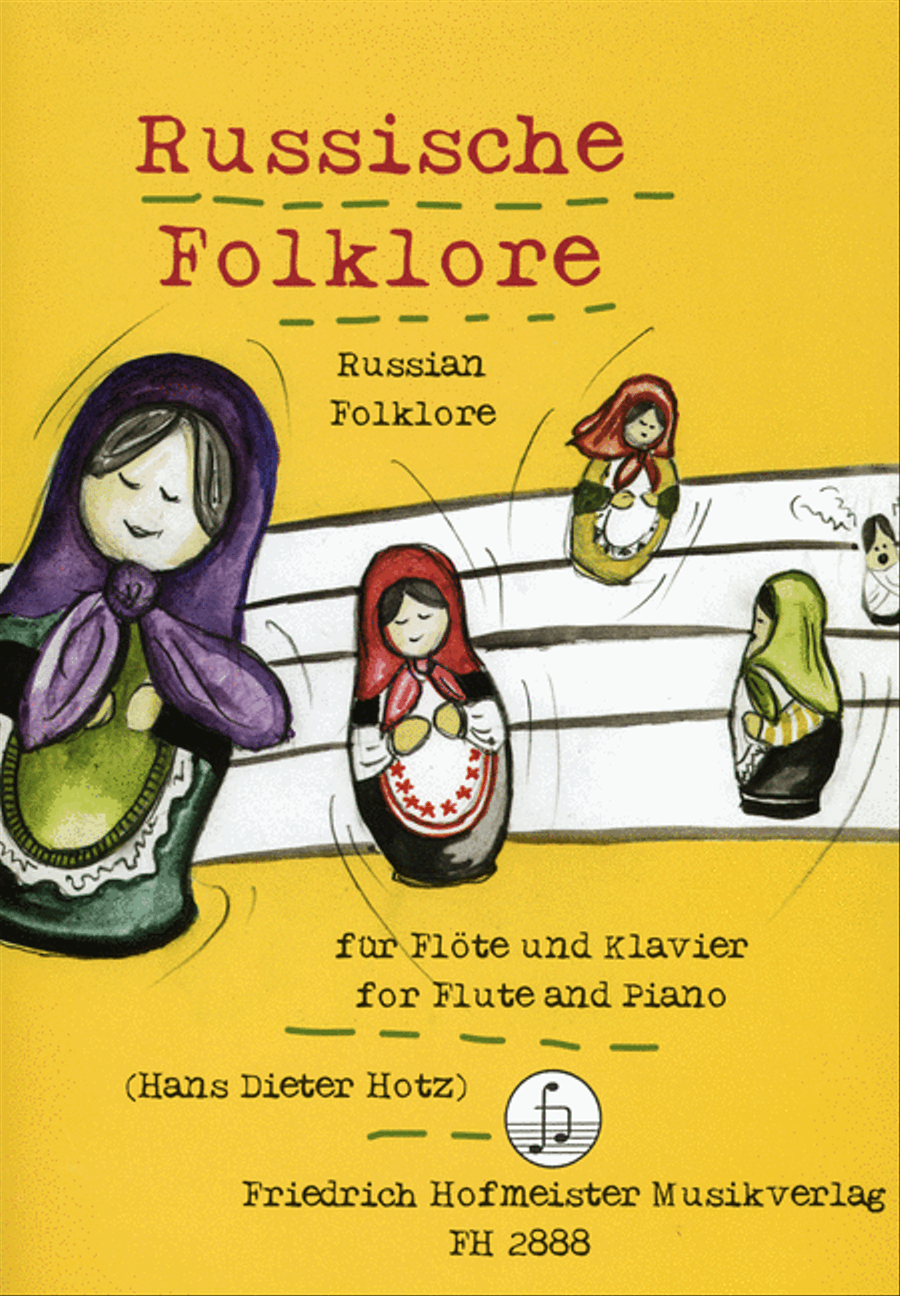 Russische Folklore Flute Solo scores gallery preview page 1