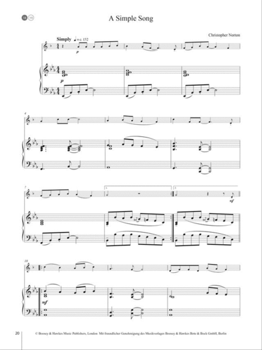 Starke Töne - Tenorhorn/Euphonium und Klav. Euphonium scores gallery preview page 3
