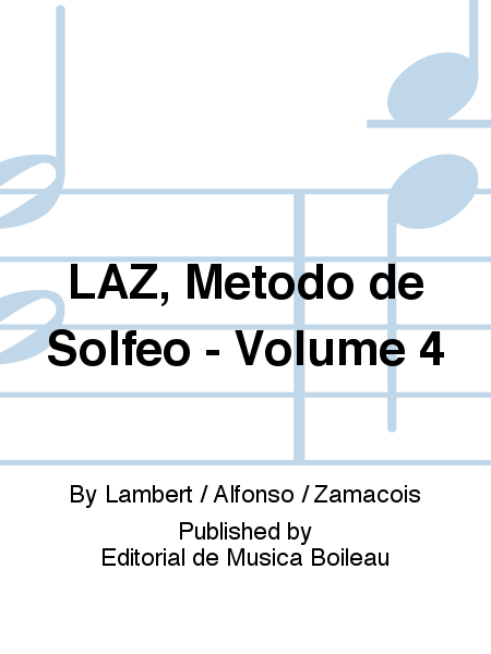 LAZ, Metodo de Solfeo - Volume 4