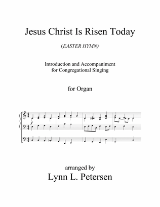Book cover for Jesus Christ Is Risen Today (Introduction and Accompaniment)