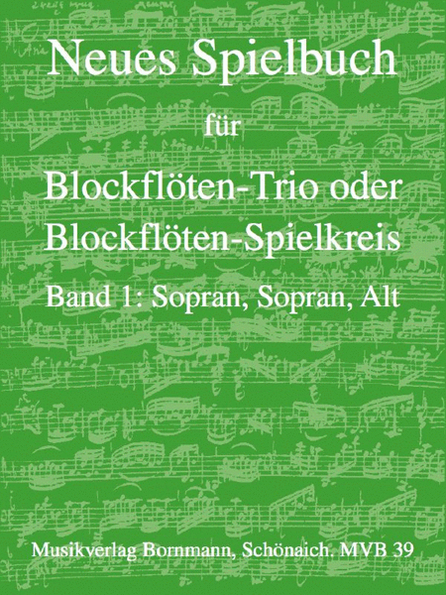 Neues Spielbuch Für 3 Blockflöten
