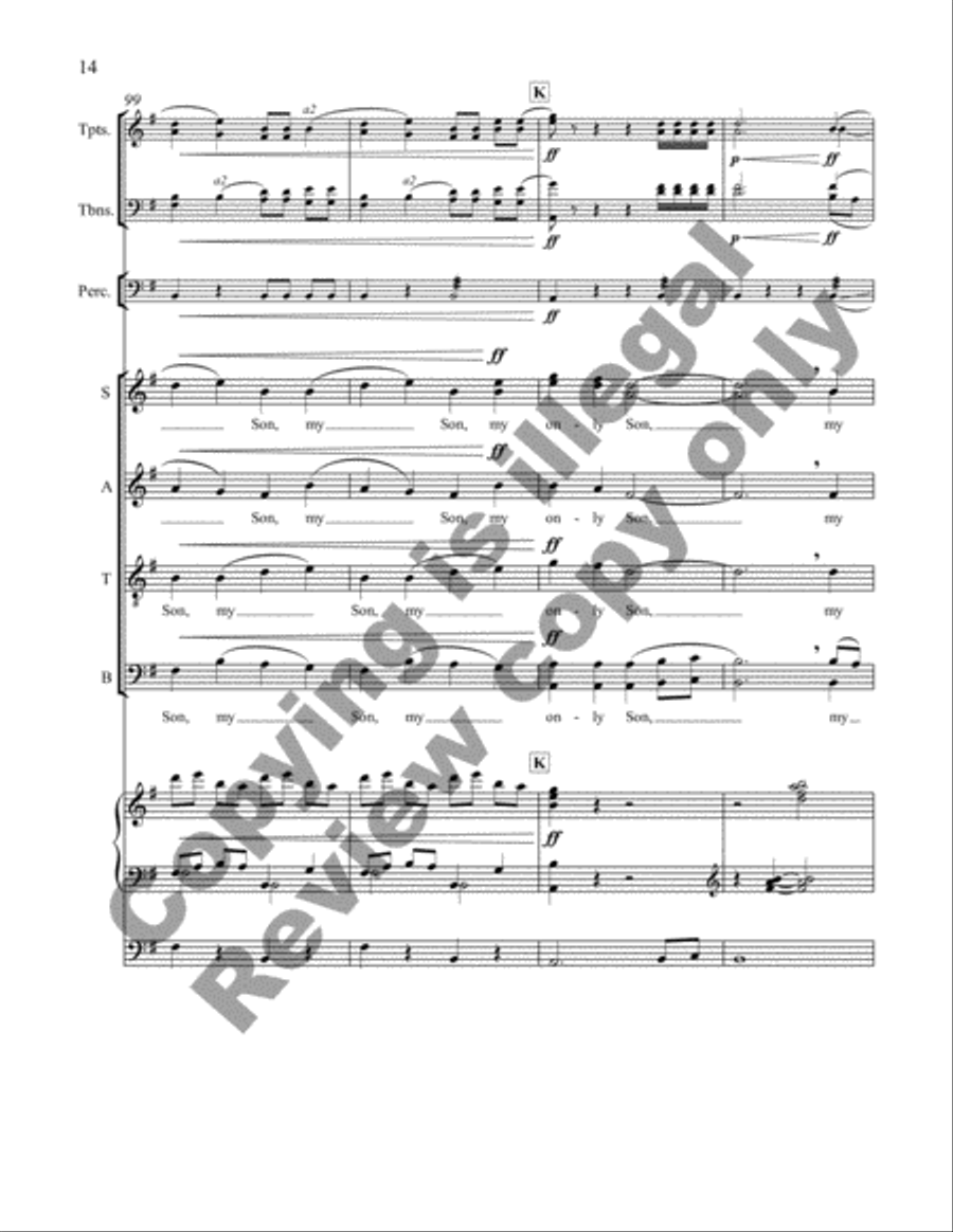 When Jesus Wept (Full/Organ Score) Choir scores gallery preview page 20