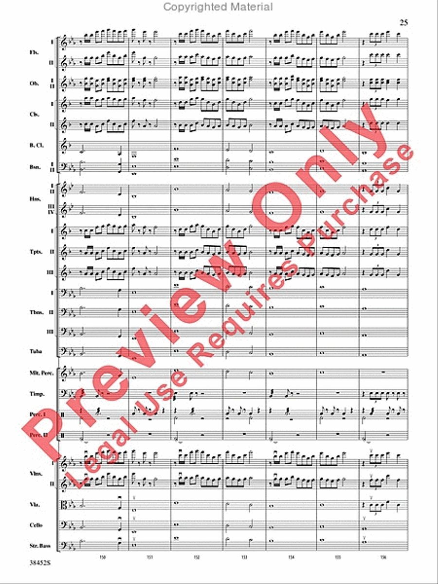 1812 Overture Full Orchestra scores gallery preview page 26