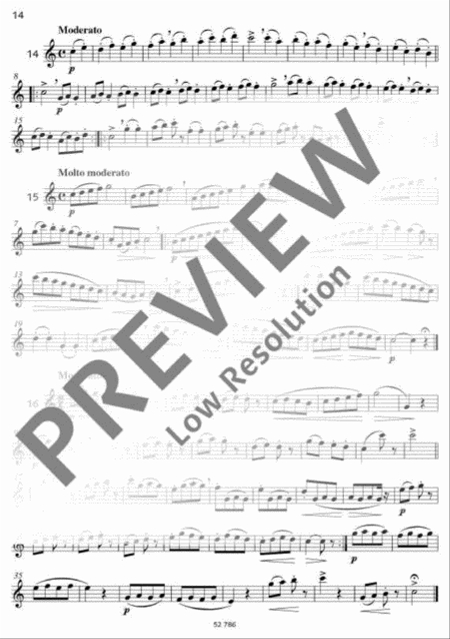 First Exercises Flute scores gallery preview page 15