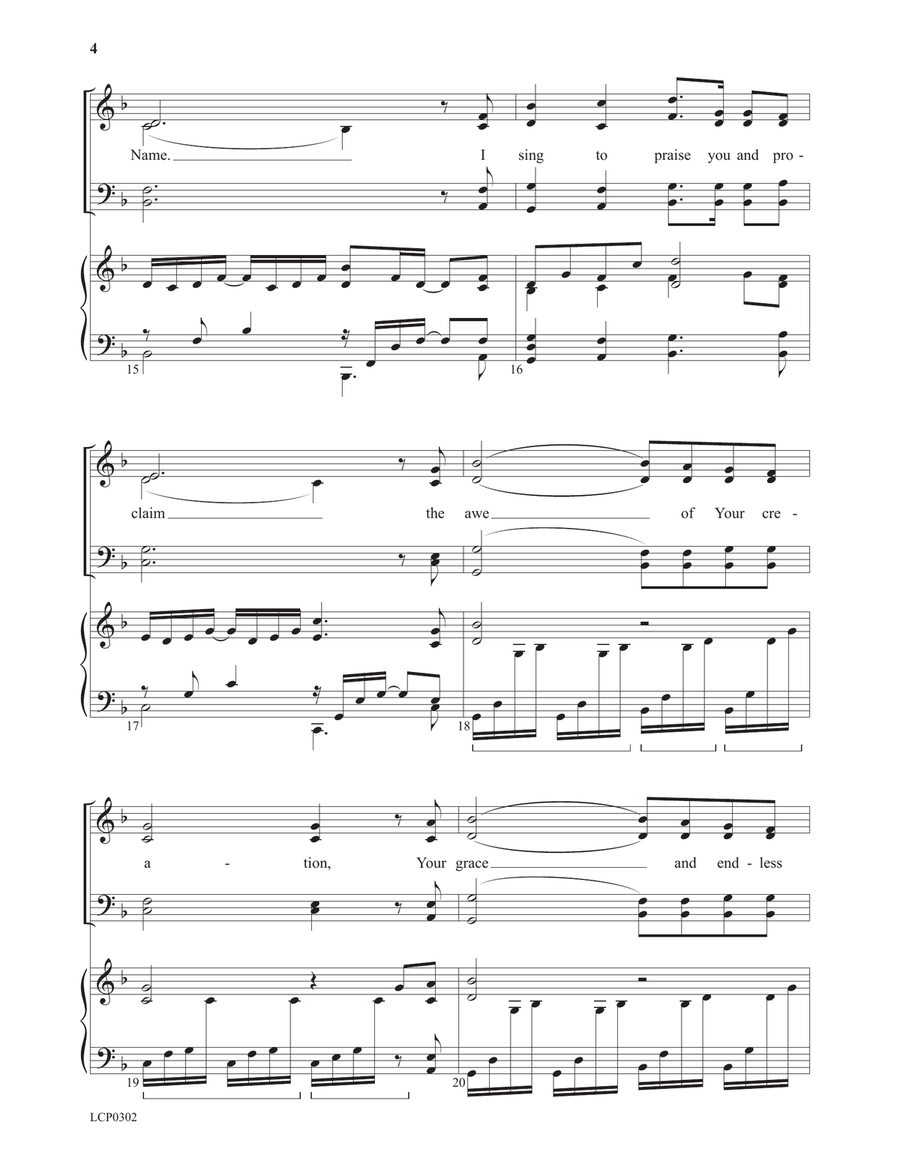 Yet Still I Sing Yet Still I Sing 4-Part scores gallery preview page 4