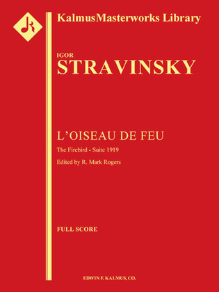 Book cover for The Firebird Suite (1919) -- l'Ouiseau de Feu