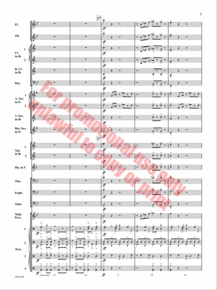 Chips and Salsa Concert Band scores gallery preview page 6