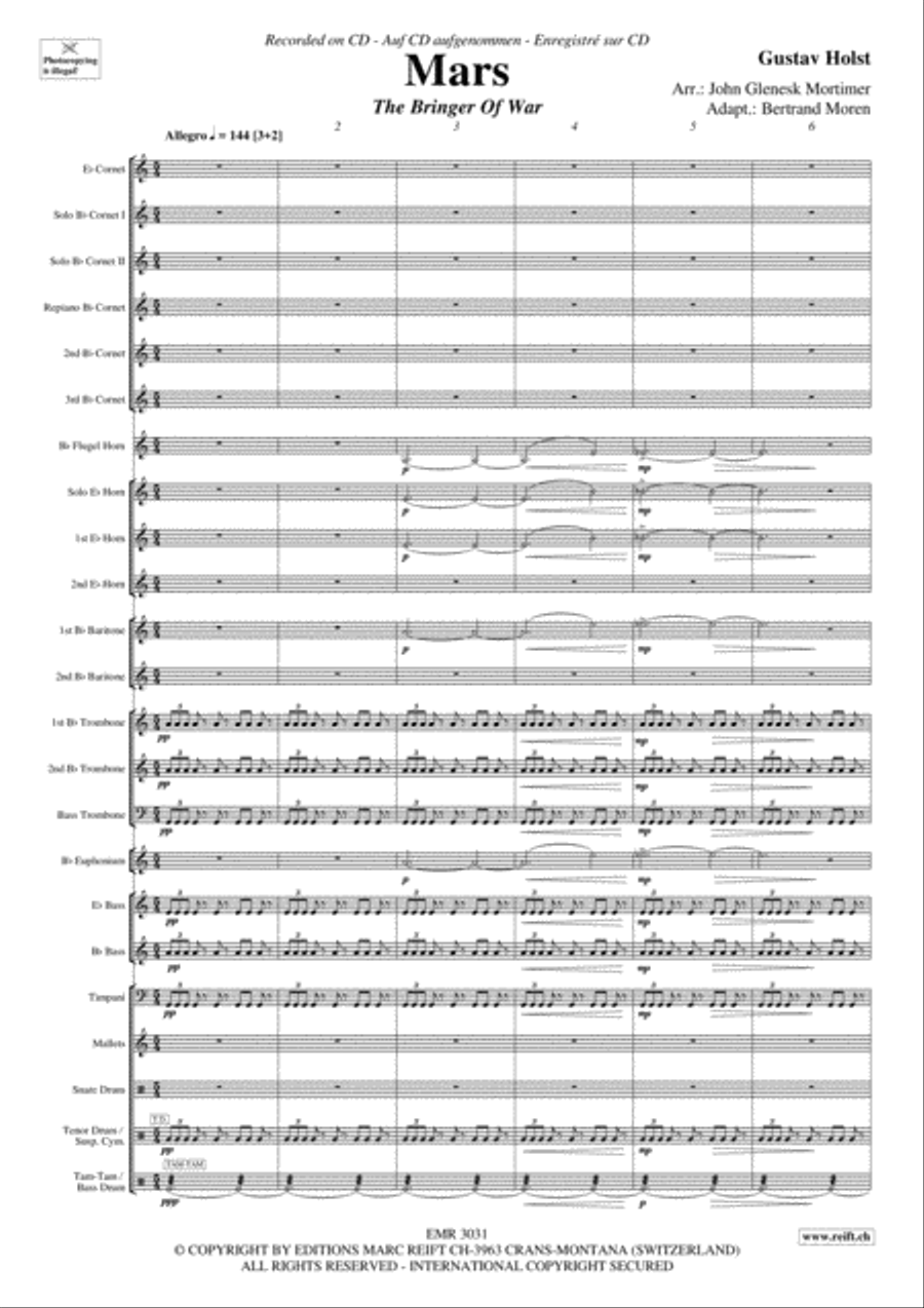 Mars Brass Band scores gallery preview page 4