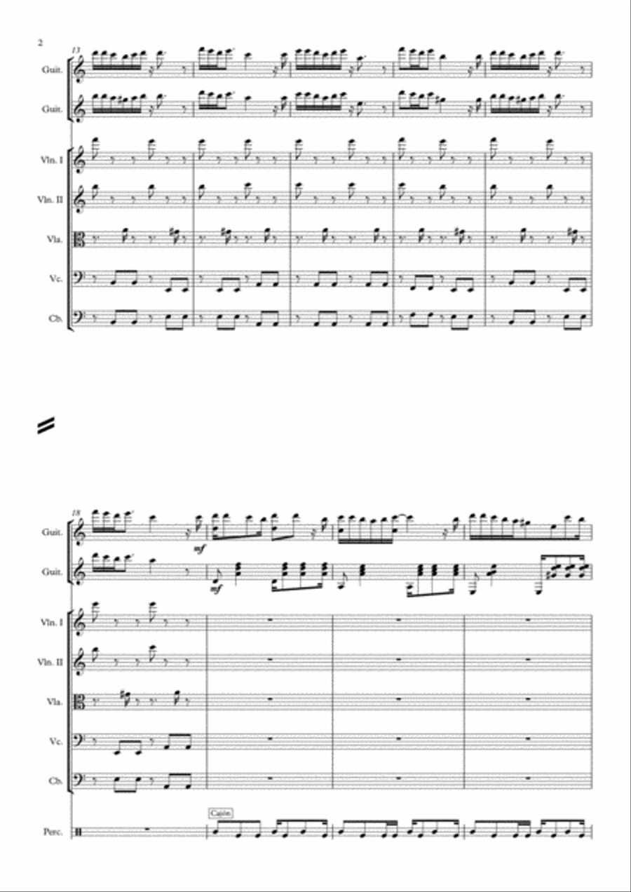 Concierto Mestizo Small Ensemble scores gallery preview page 2