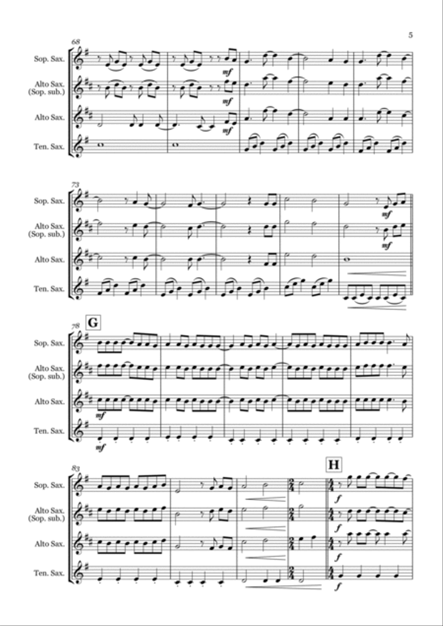 Someone Like You Woodwind Trio scores gallery preview page 5
