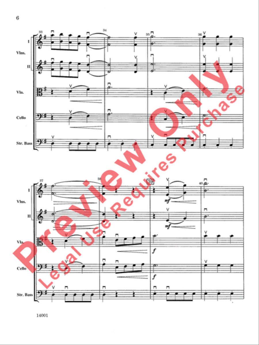 El Toro String Orchestra scores gallery preview page 7