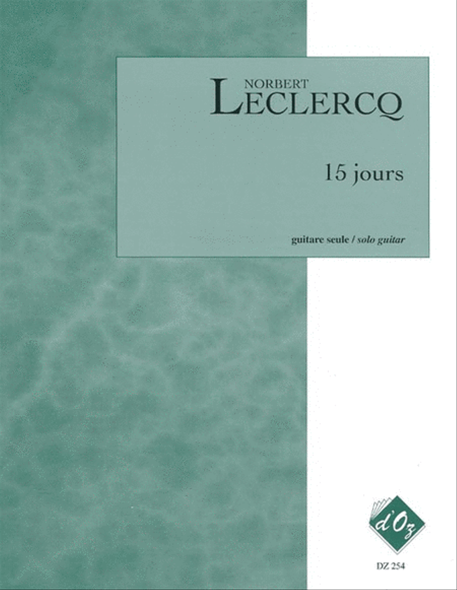 15 jours Classical Guitar scores gallery preview page 1