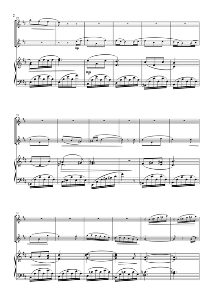 "Sunflowers" Flute Duet and Piano- Intermediate image number null