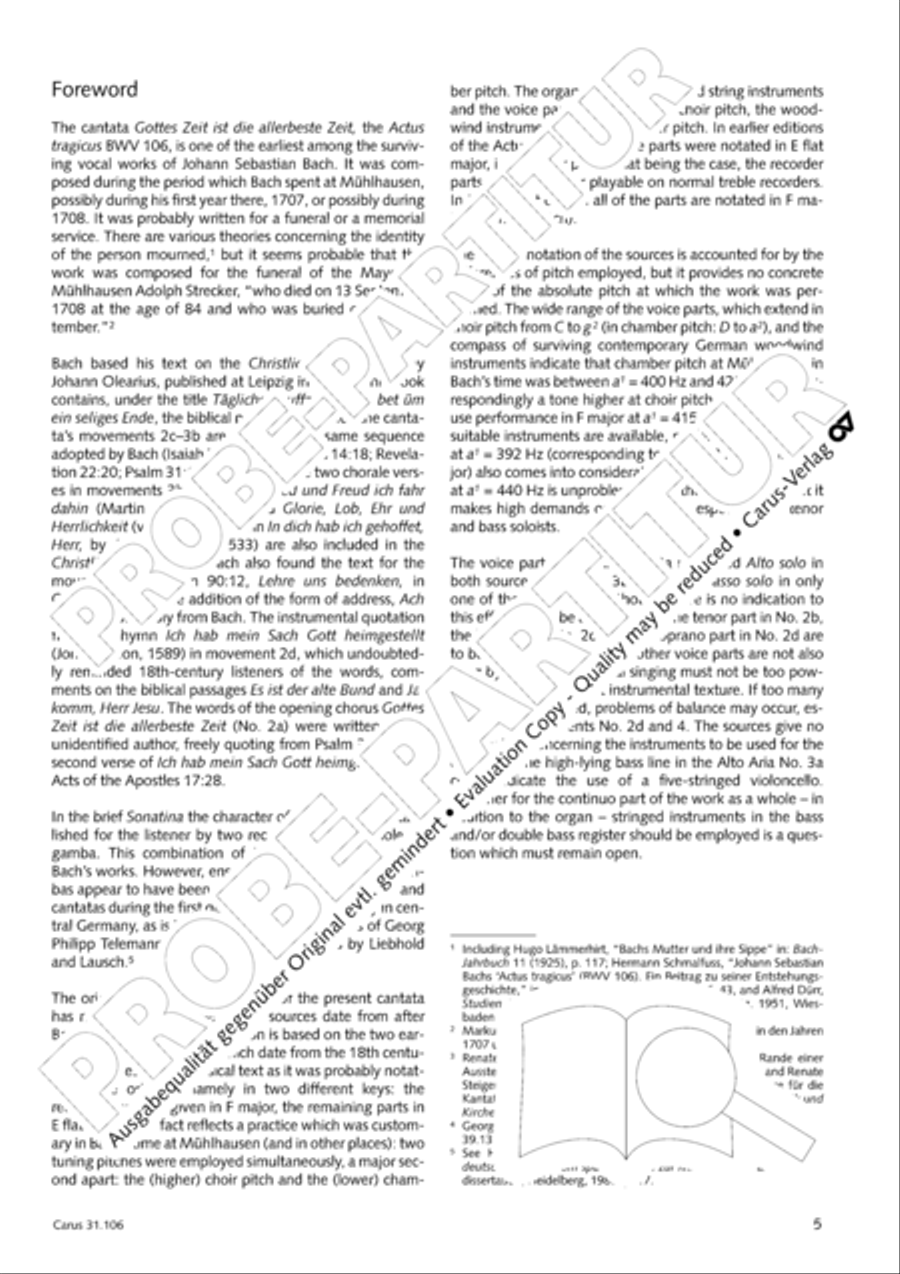 God's own time is the time appointed (Gottes Zeit ist die allerbeste Zeit) 4-Part scores gallery preview page 6