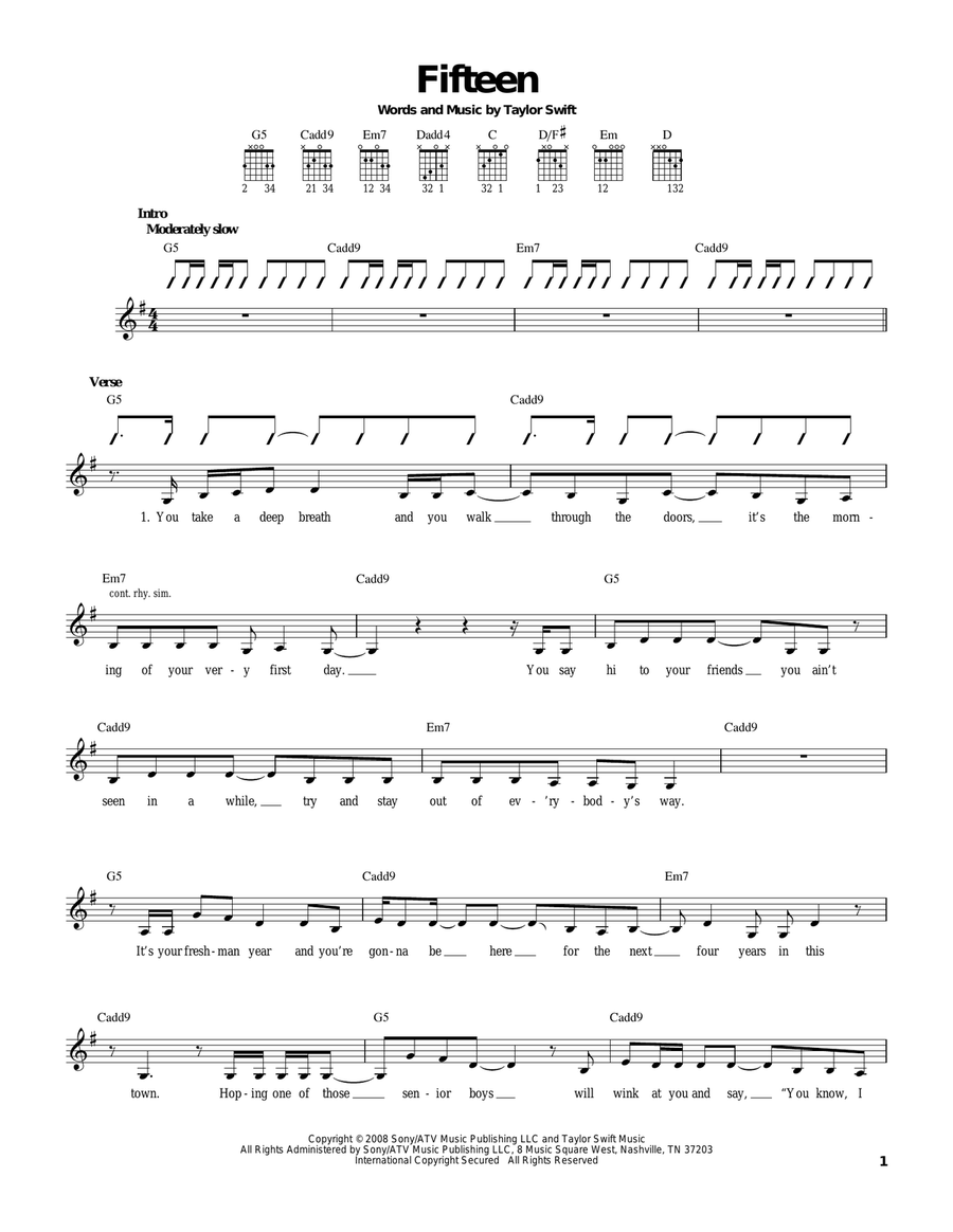 Fifteen Acoustic Guitar scores gallery preview page 1
