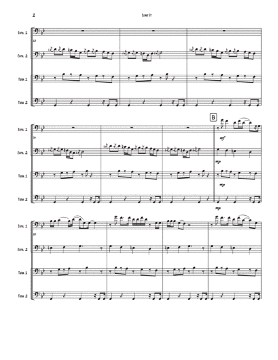 Leave It Brass Quartet scores gallery preview page 2