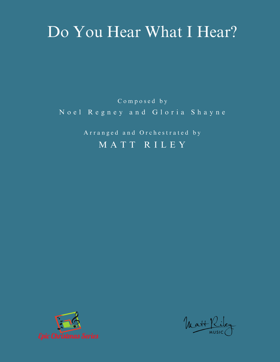 Do You Hear What I Hear Full Orchestra scores gallery preview page 1