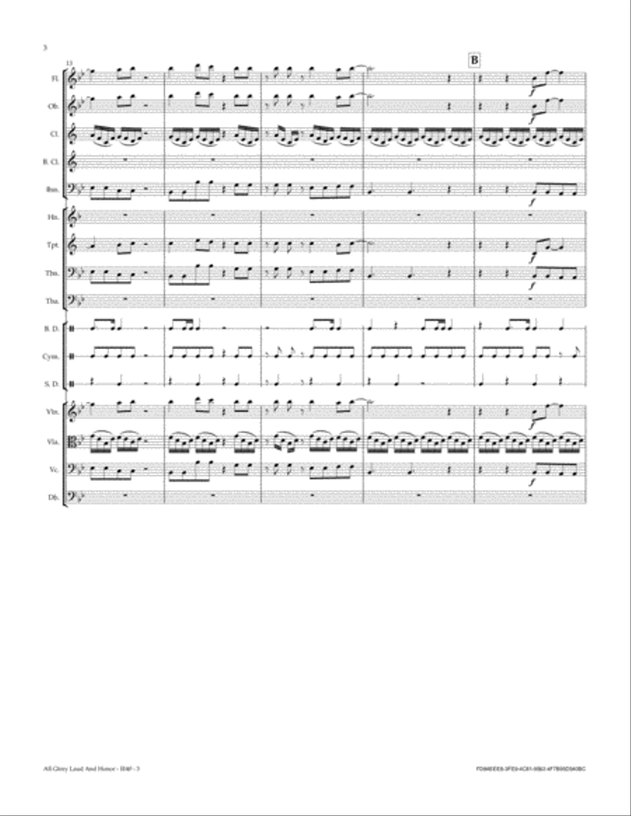 All Glory Laud And Honor Full Orchestra scores gallery preview page 4