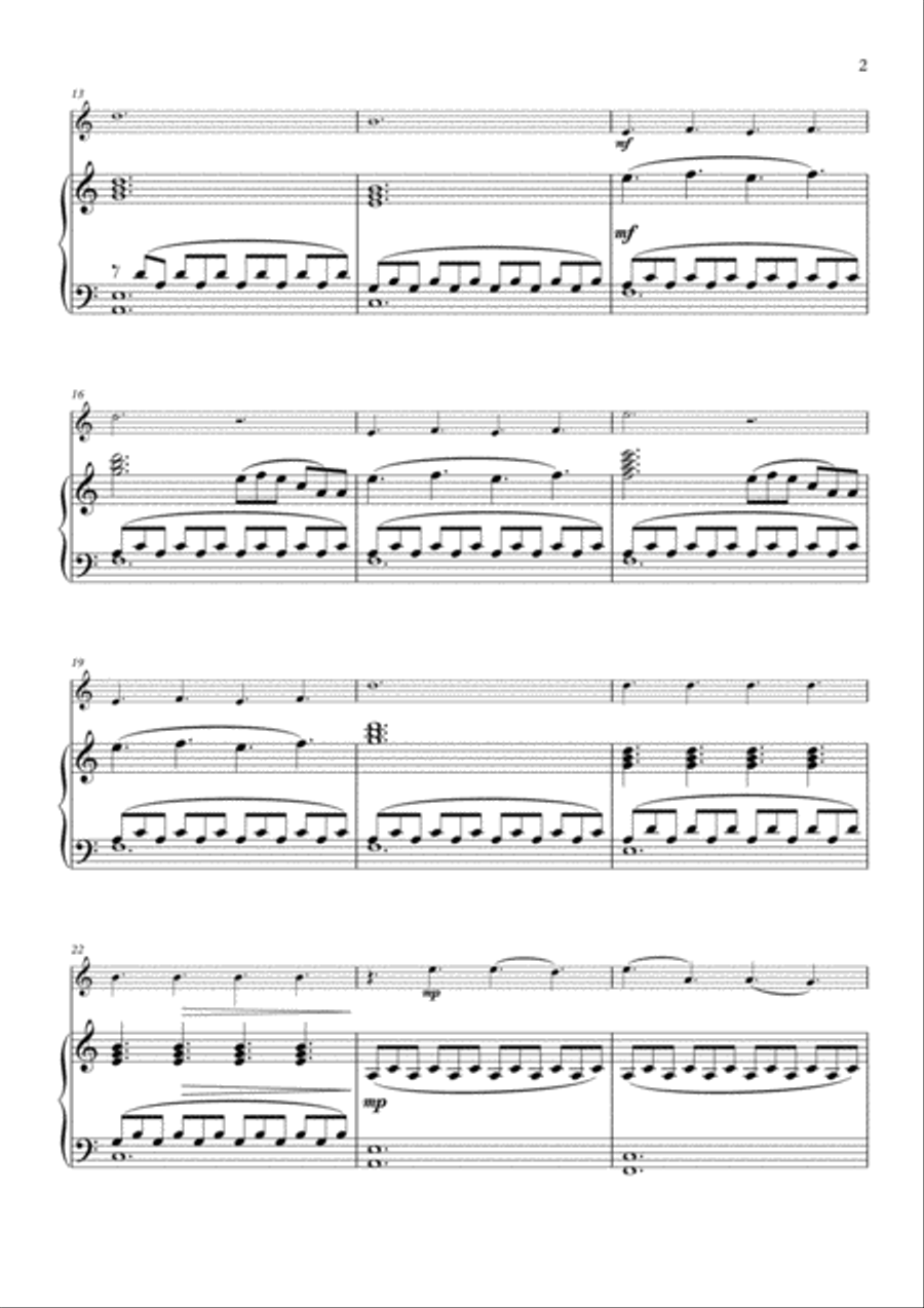 Downton Abbey (theme) Downton Abbey (theme) Violin Solo scores gallery preview page 3