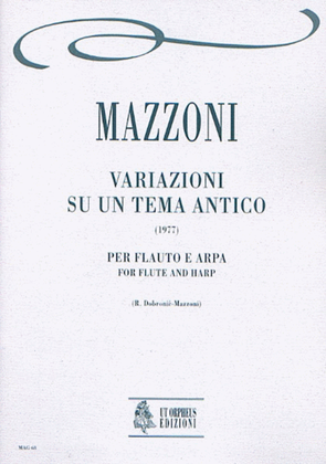 Variazioni su un tema antico for Flute and Harp (1977)
