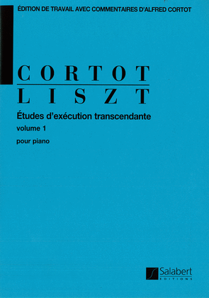 Book cover for Études d'exécution transcendante volume 1