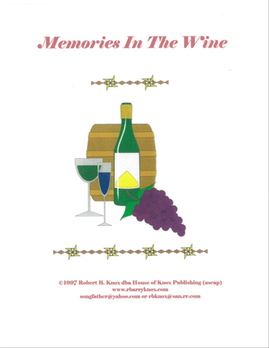 Memories In The Wine Voice scores gallery preview page 1