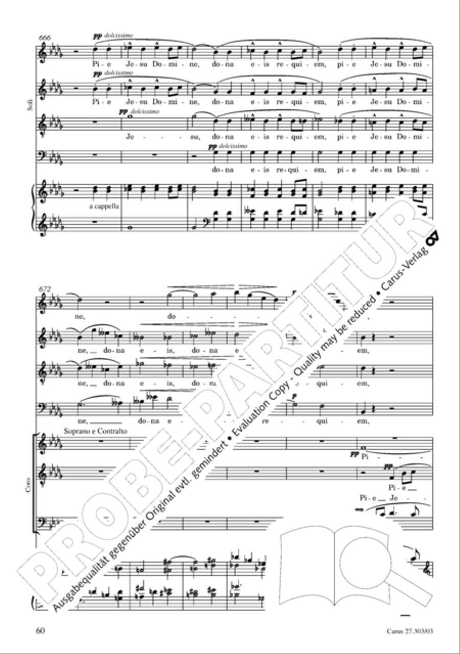 Messa da Requiem 4-Part scores gallery preview page 61