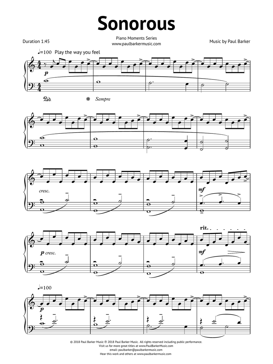 Sonorous Piano Method scores gallery preview page 2