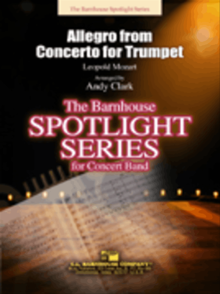 Allegro from Concerto for Trumpet Concert Band scores gallery preview page 1
