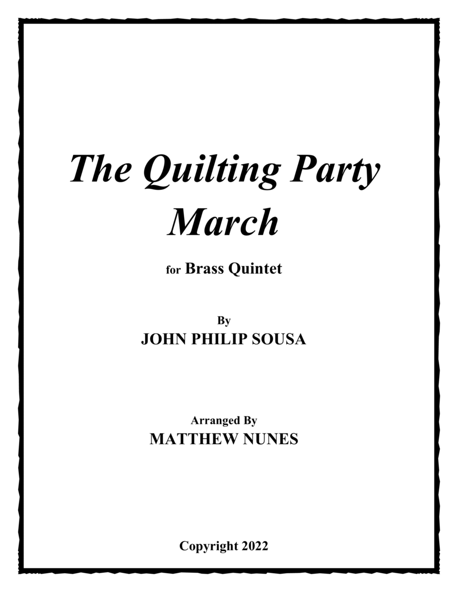 The Quilting Party March Chamber Music scores gallery preview page 1