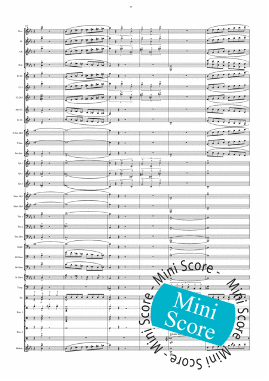 Car Car Concert Band scores gallery preview page 81