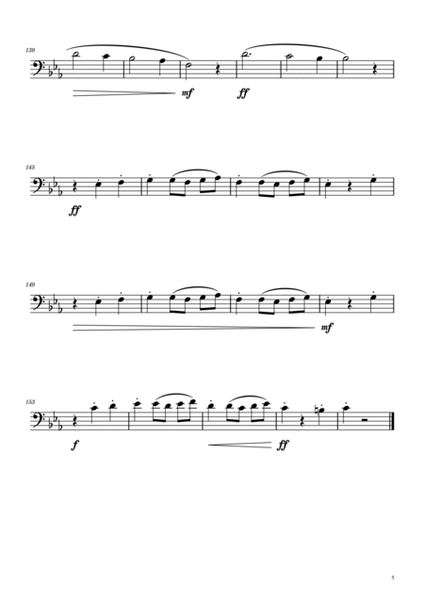 Dmitri Shostakovich - Second Waltz - Trombone solo w/ Piano image number null